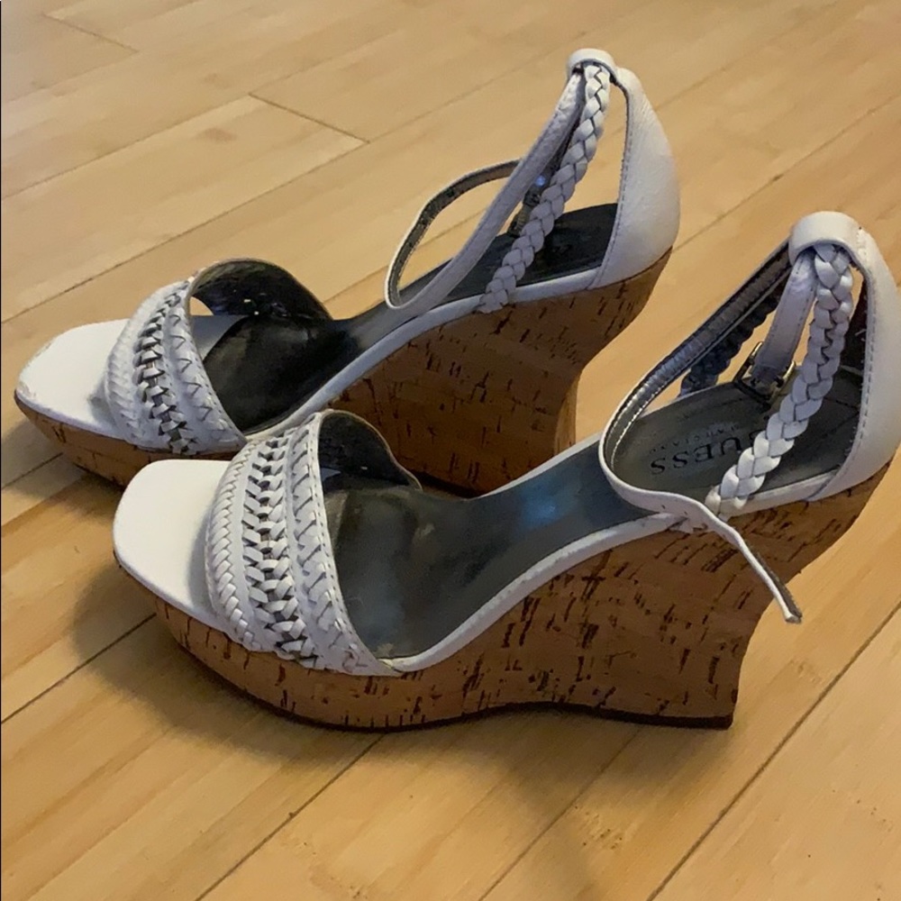 Guess cork wedges